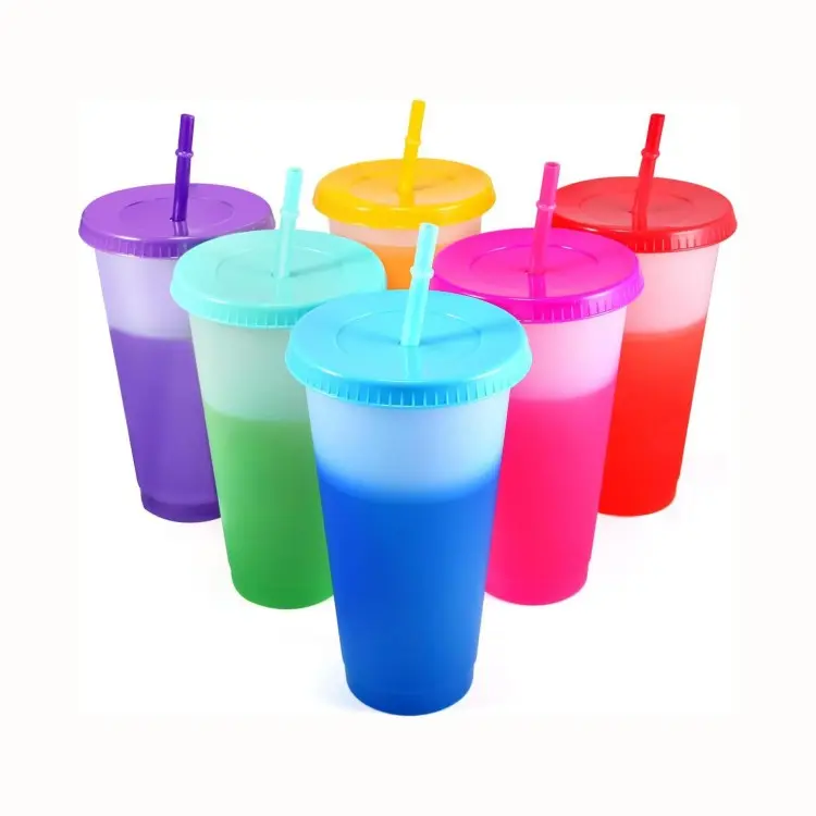 Color Changing Cups — heat sensitive plastic cups