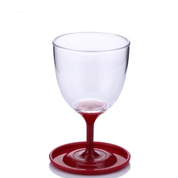 OEM 10oz Stackable Wine Tumbler Clear Collapsible Portable Plastic Wine Glass with Carry Webbing Outdoor wine glass Factories, Quotes