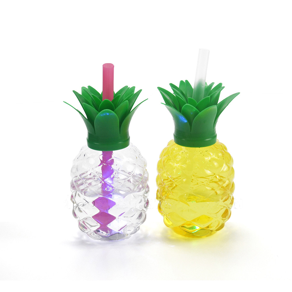 Cheap Charmlite New Plastic Pineapple Shape Drinking Cup with LED Funtion 16oz Suppliers, Exporter