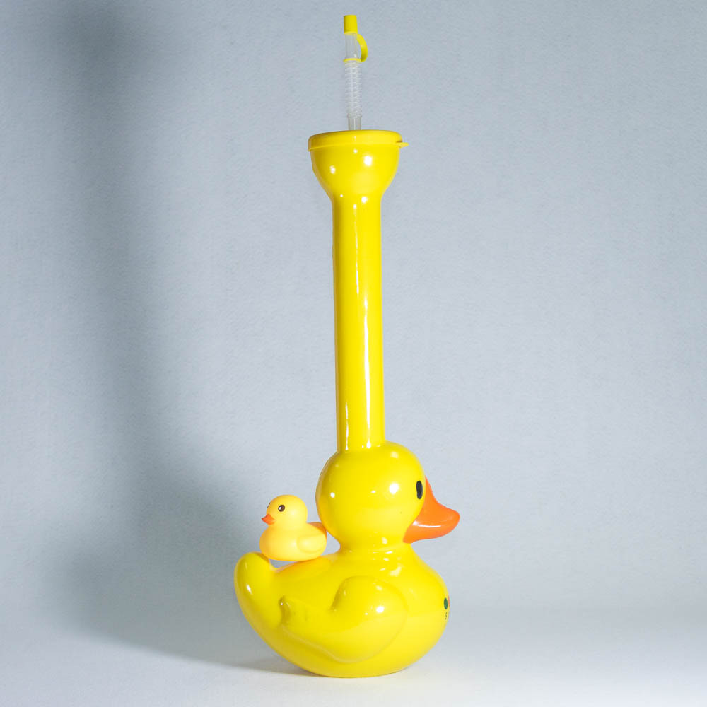 Wholesale Funtime Long Neck Cartoon Yellow Duck Yard Cup Suppliers, Factory
