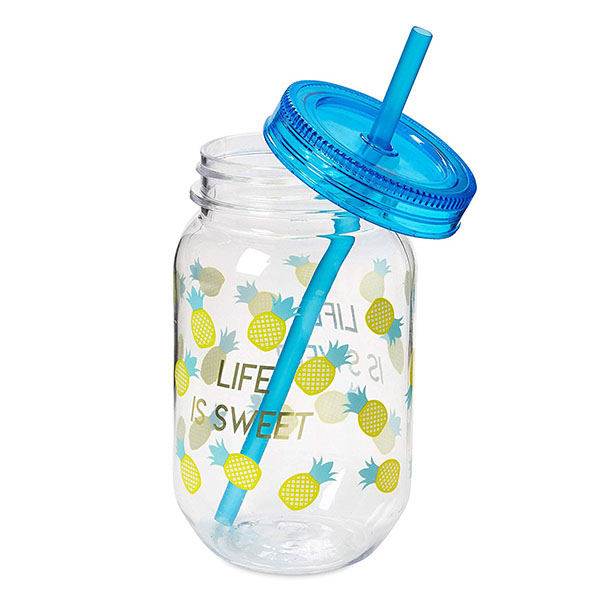 High-Quality Charmlite Recyclable Plastic Mason Cocktail Cup, Shatterproof and BPA-free Drinking Jar Manufacturer, Pricelist