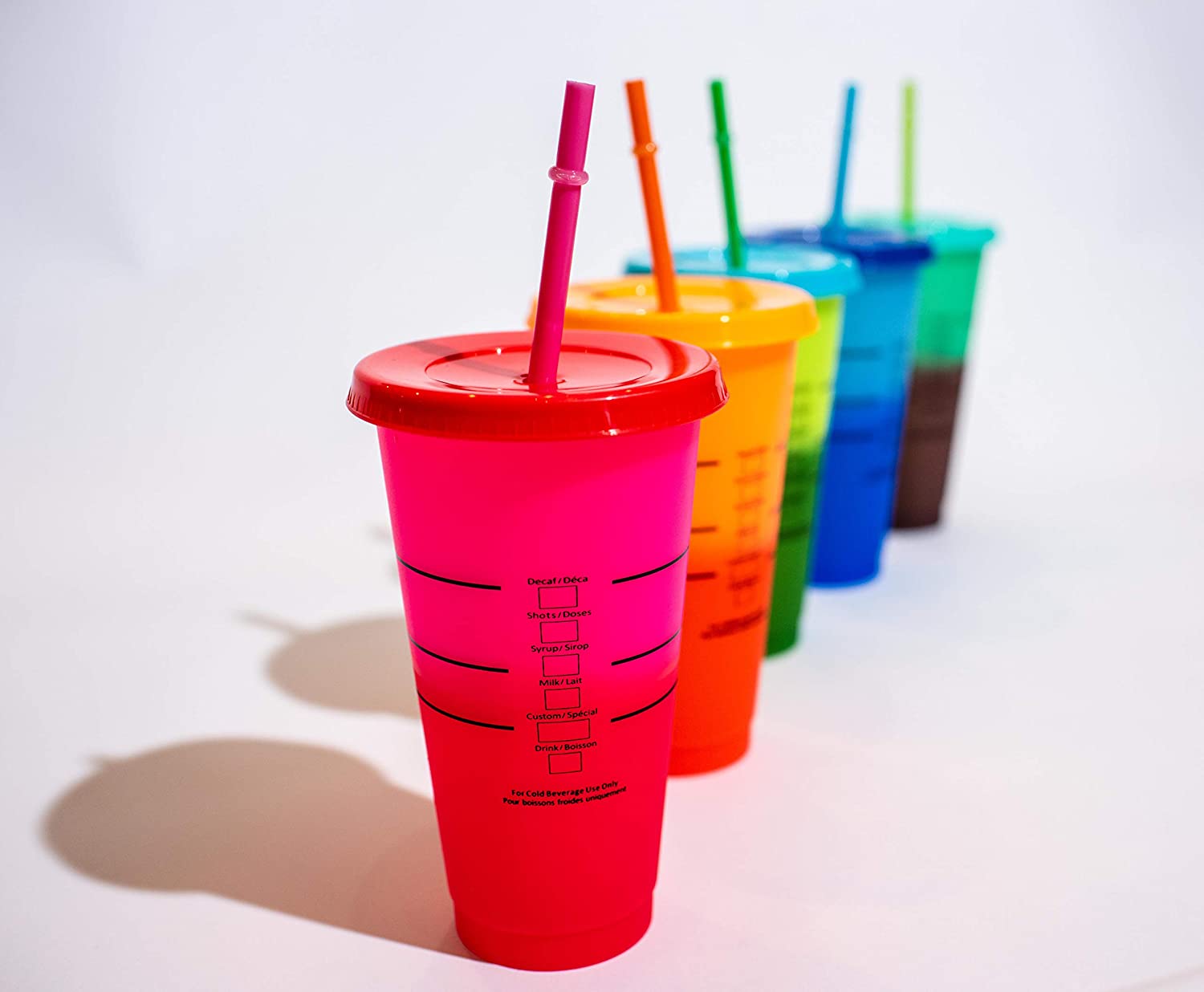 OEM New Product ideas 2020 Amazon Reusable plastic color changing cups 700ml/24 oz magic cold color changing mugs Exporter, Exporters