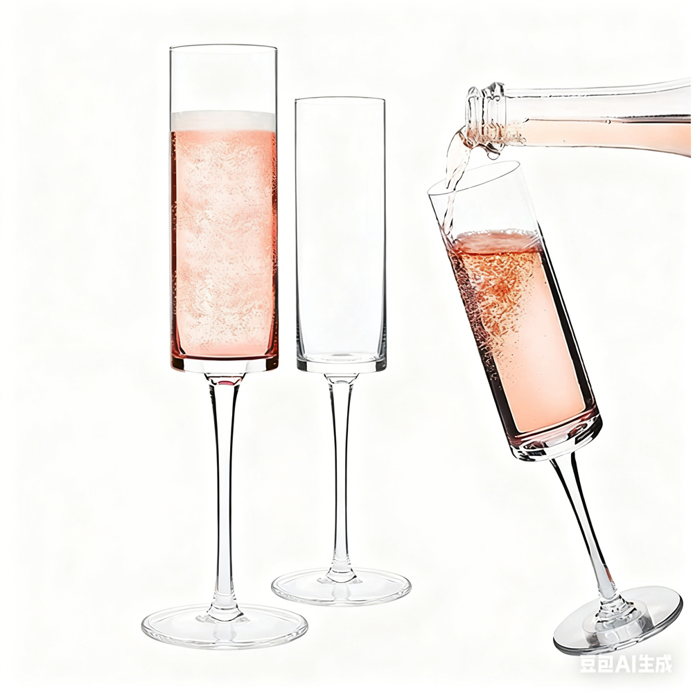 Cheap Acrylic 6oz Square Champagne Glasses Elegant Goblet Champagne Flute for Wedding Factories, Quotes