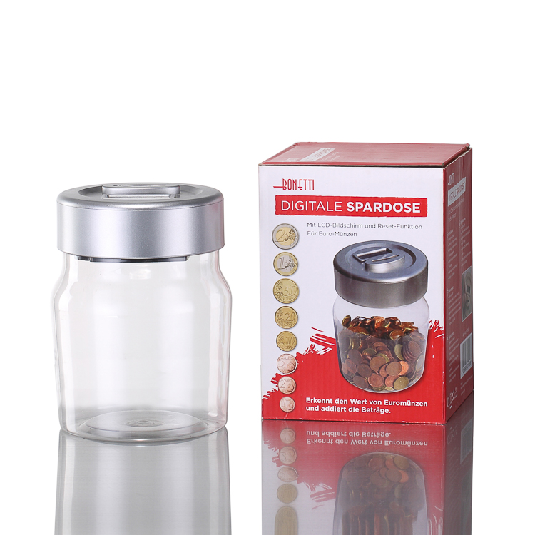 Buy Charmlite LCD Display Digital Coin Counting Jar Money Box Automatic Saving Jar Manufacturer, Pricelist
