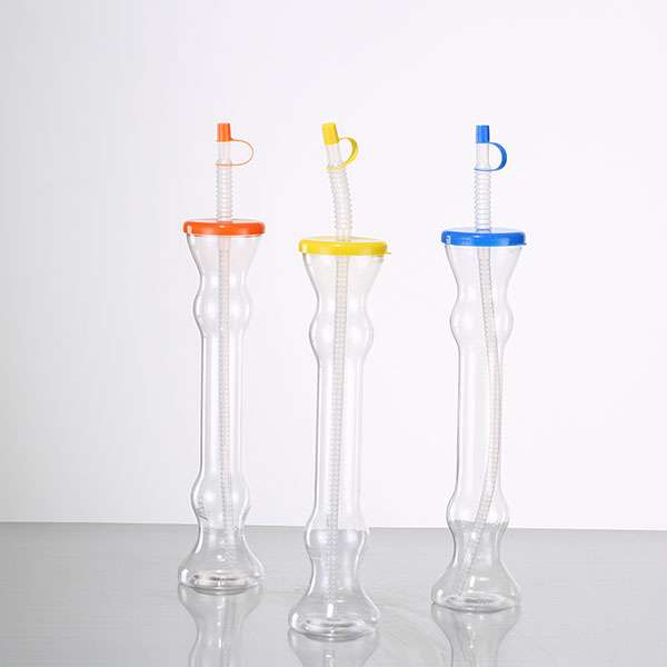 Buy Charmlite Eco-friendly PET Plastic Yard Cup With Straw - 12 oz / 17 oz - 350 ml / 500 ml Manufacturers, Suppliers