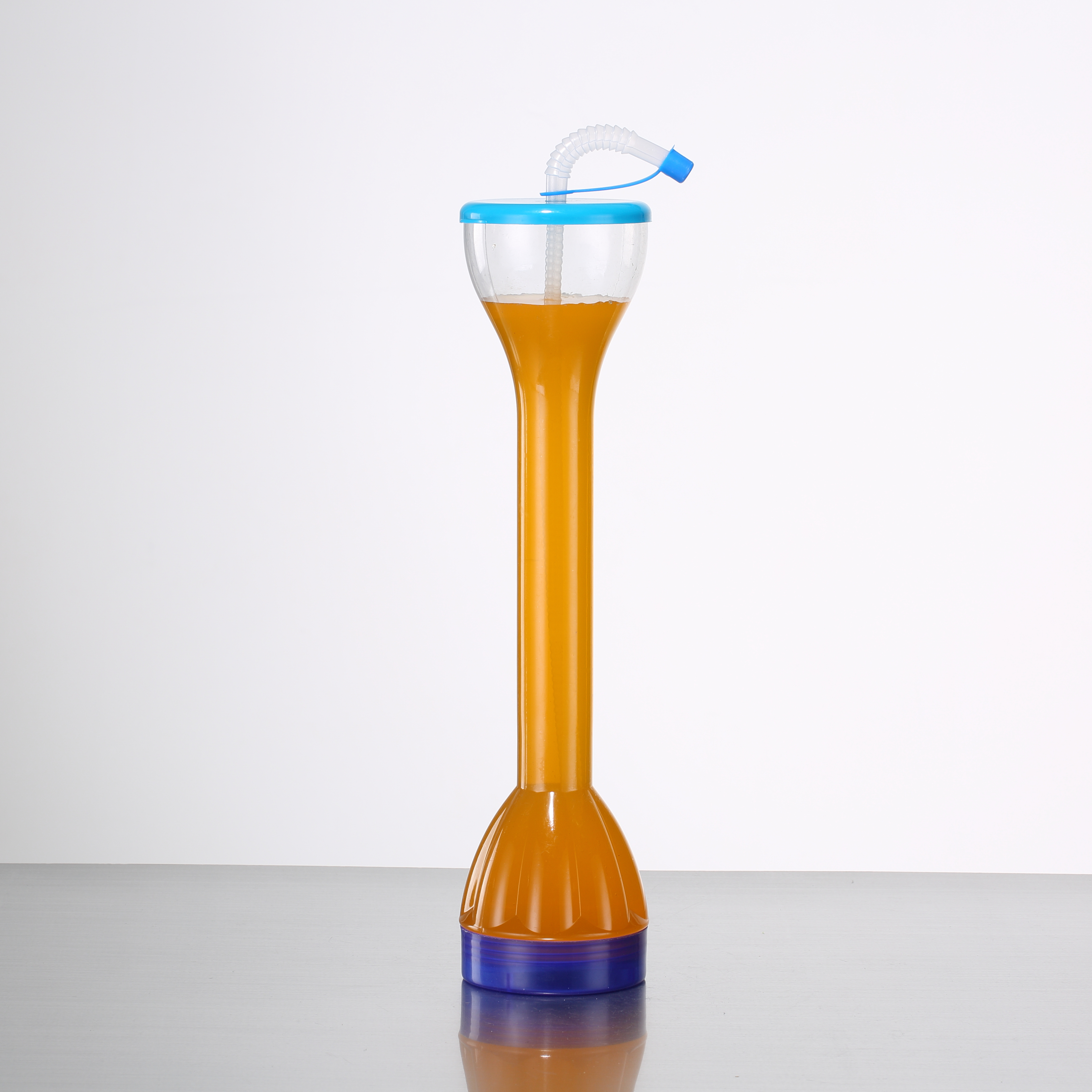 Buy 650ml Customized Plastic LED Yard Slush Cup with Lid and Straw Factories, Quotes