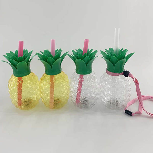 Cheap Charmlite New Plastic Pineapple Shape Drinking Cup with LED Funtion 16oz Suppliers, Exporter
