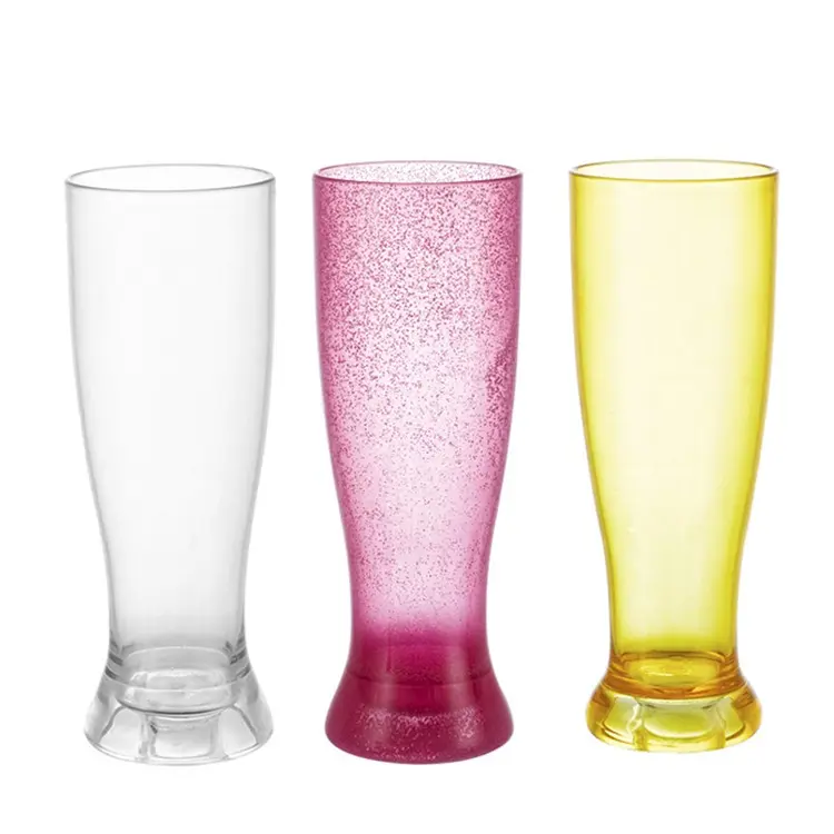Plastic Pilsner Glass — shatterproof beer glass for events