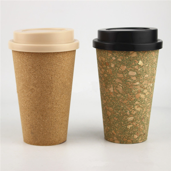 High-Quality Charmlite 2020 NEW Natural Cork Coffee Mug with Lid Reusable and Biodegradable Material 16oz Suppliers, Exporters
