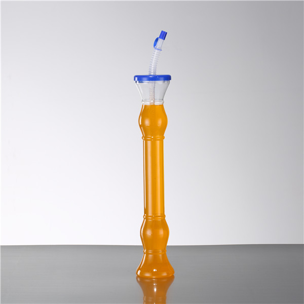 OEM Charmlite Shatterproof Plastic Yard Cup With Straw - 16 oz / 450ml Manufacturer, Supplier