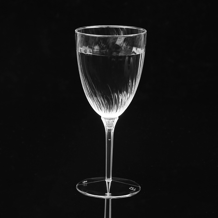 High-Quality 8oz CLASSIC STEMWARE DISPOSABLE PLASTIC WINE GLASSES Reusable Wine Cups for Upscale Wedding and Event Suppliers, Pricelist