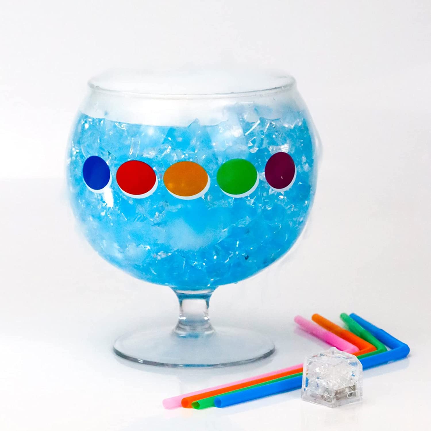 OEM Funtime Top Sale 60oz Plastic Fish Bowl Cocktail Custom Shatterproof Fish Bowl Cup With Straw Manufacturers, Exporter