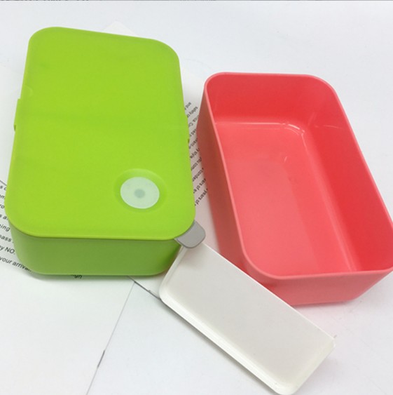 OEM Charmlite daily necessities can be customized simple solid color plastic lunch box divider bento box office students   Factory, Exporters