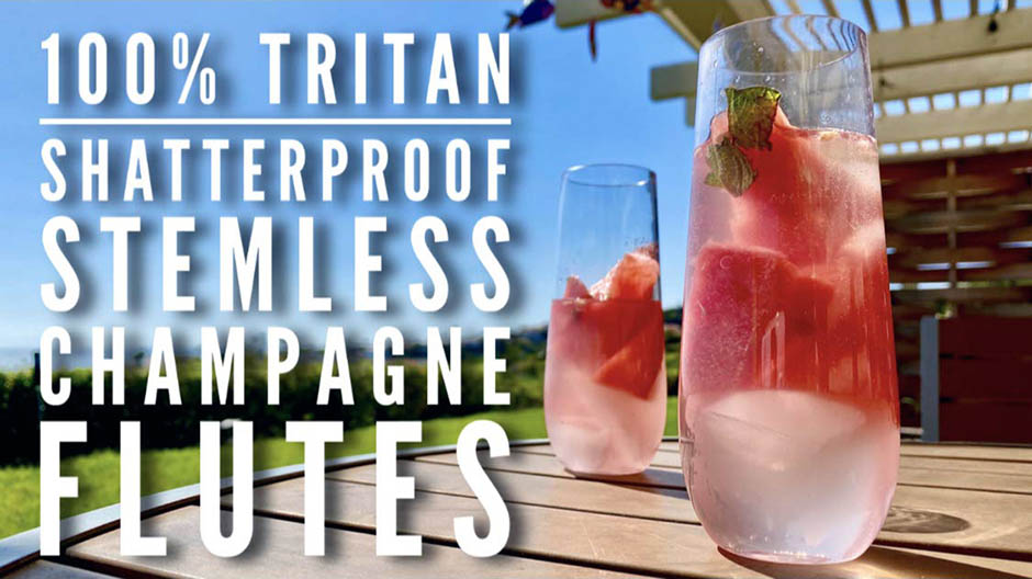 Stemless Champagne Flute for Wedding