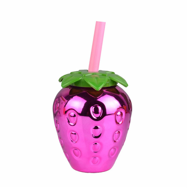 OEM Charmlite Sparkle Plastic Strawberry Cup with LED Function 16oz Suppliers, Exporters