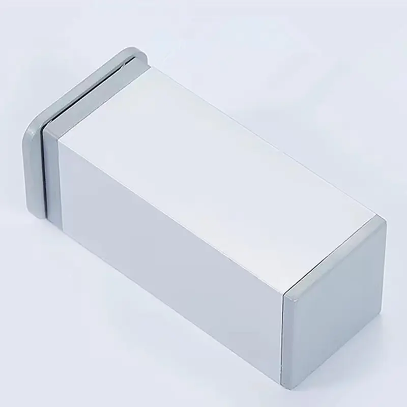 China Suppliers Factory Square Aluminum Alloy Furniture Legs for Sofa, Cabinet, and TV Stands - Adjustable Support Feet