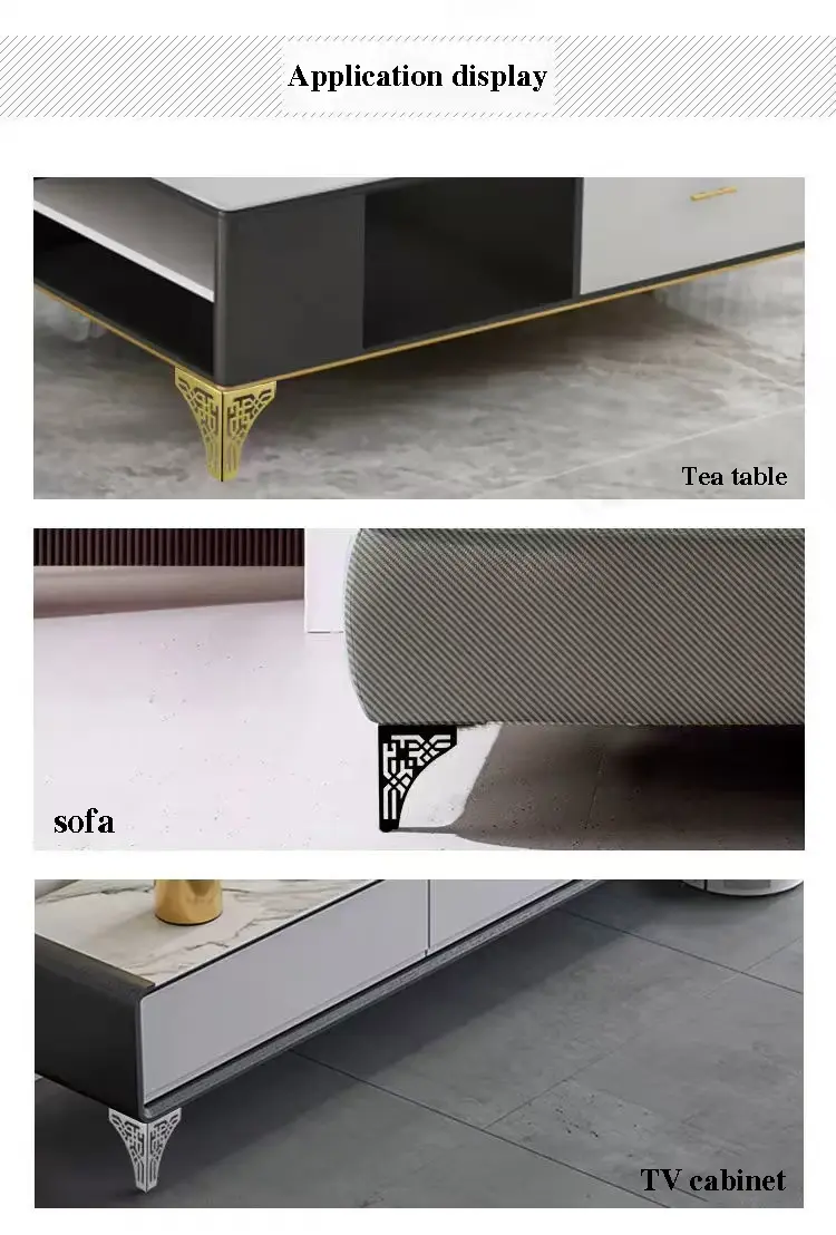 Window style cabinet leg installation diagram 1