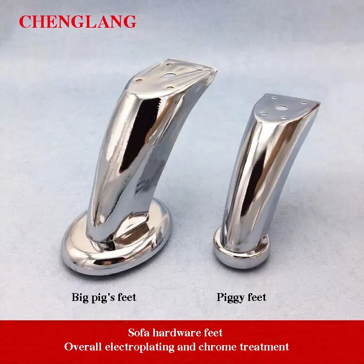 Best 12CM China Metal Sofa Legs, Electroplated Chrome Cabinet Legs, Factory Suppliers for Furniture Stability Manufacturers, Supplier