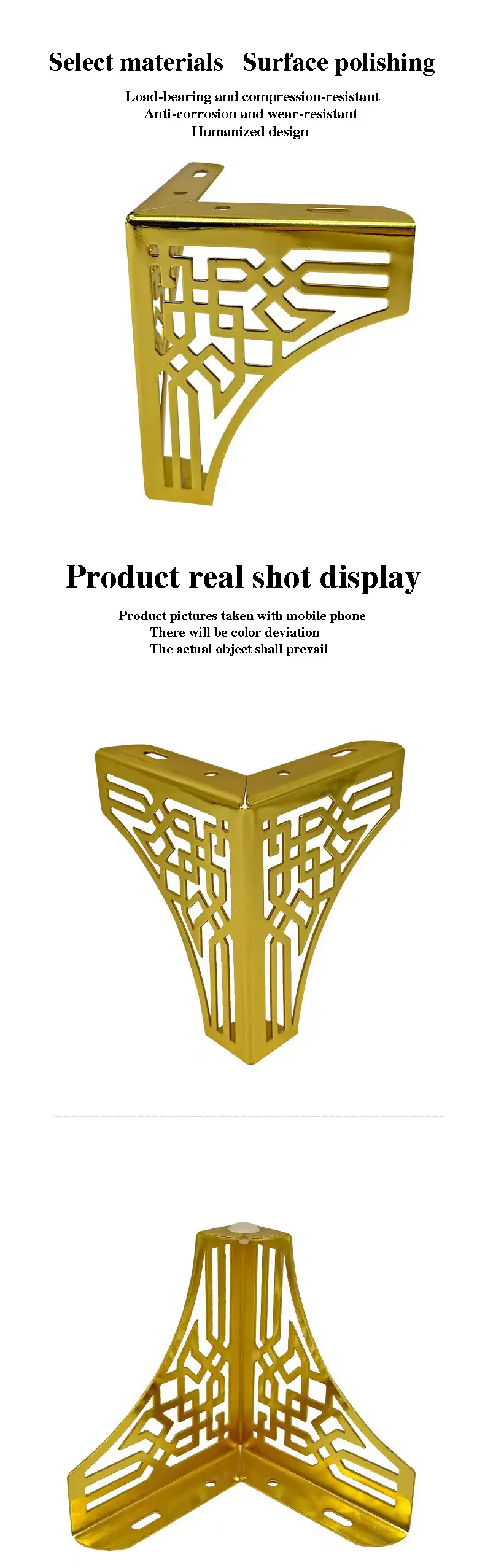 Window style cabinet leg application 1