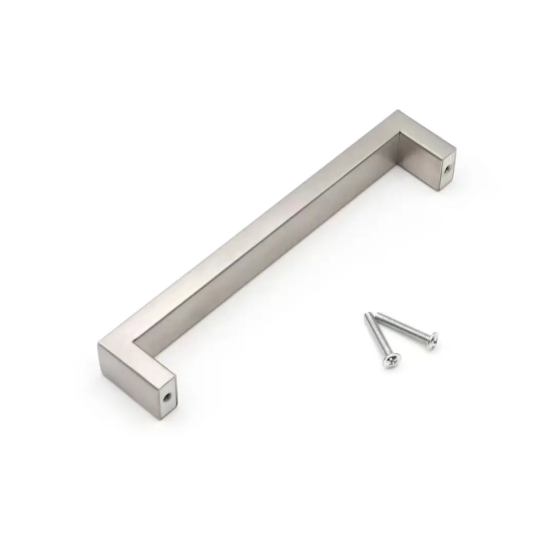 China Factory Suppliers Square Tube Wardrobe Handles - Durable Stainless Steel Cabinet Handles with Round Feet