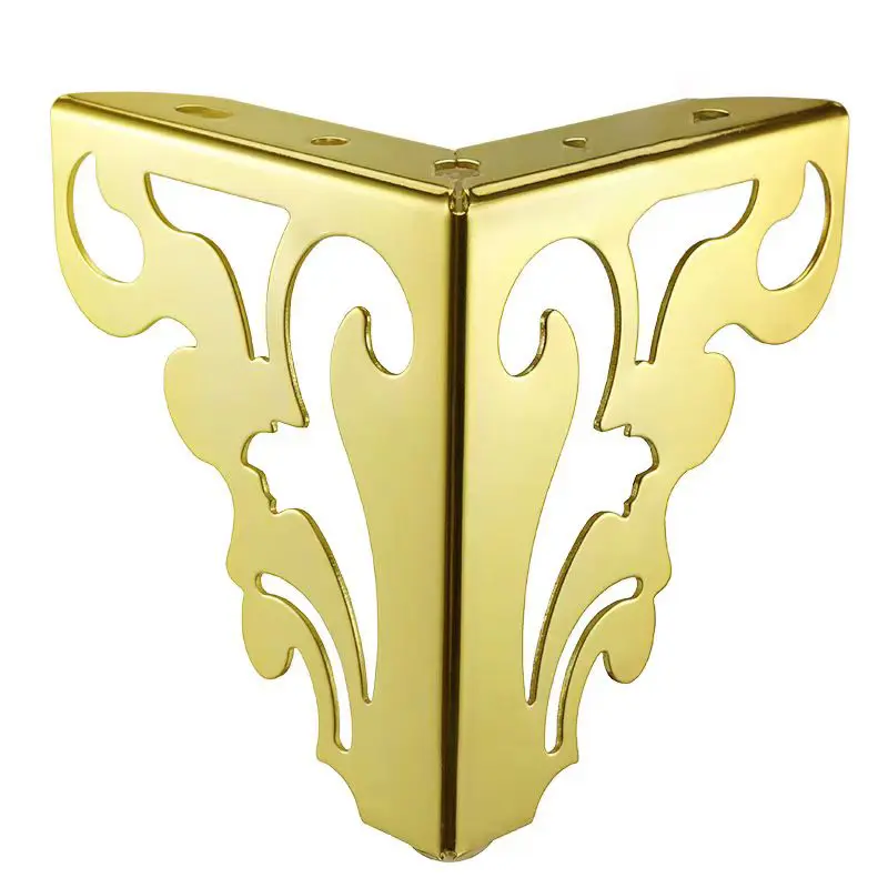 China Factory Suppliers Fairy Flower Cabinet Furniture Legs Hollow Metal Feet for Sofa, Bathroom & TV Cabinets