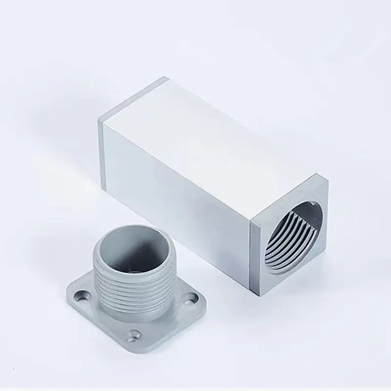 China Suppliers Factory Square Aluminum Alloy Furniture Legs for Sofa, Cabinet, and TV Stands - Adjustable Support Feet