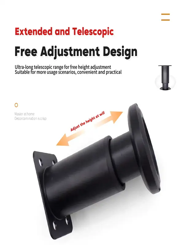 Adjustable iron cabinet feet structure details 9