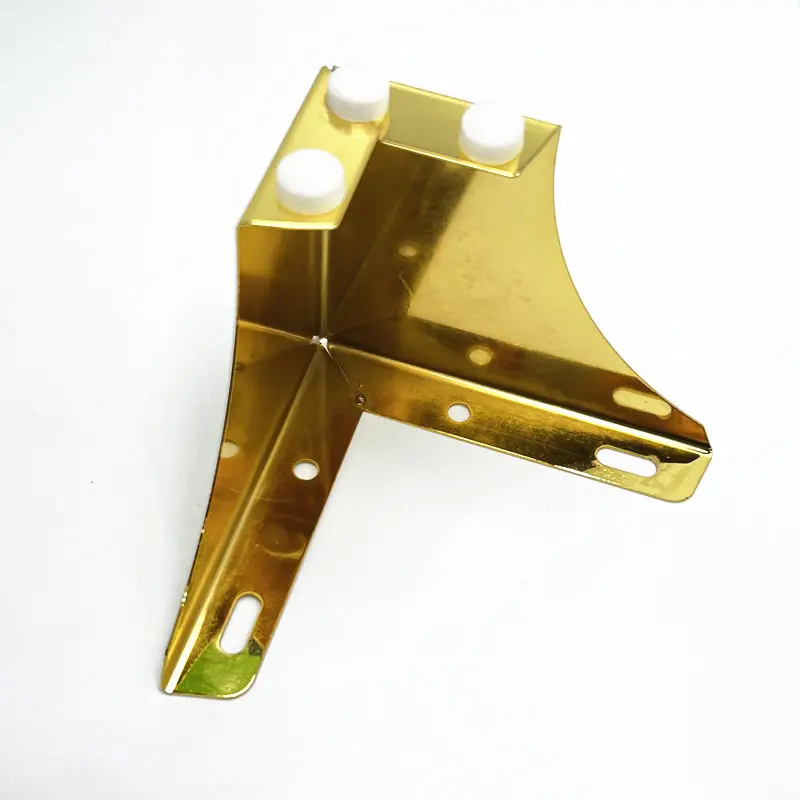 China Suppliers Factory 10 cm Iron Two-in-One Sofa Legs for Furniture, Coffee Tables, and Cabinets - Electroplated Chrome Finish