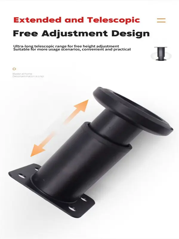 Adjustable iron cabinet feet structure details 2