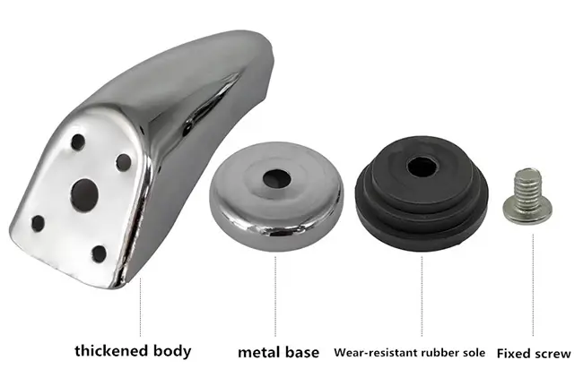 Cabinet replacement legs installation