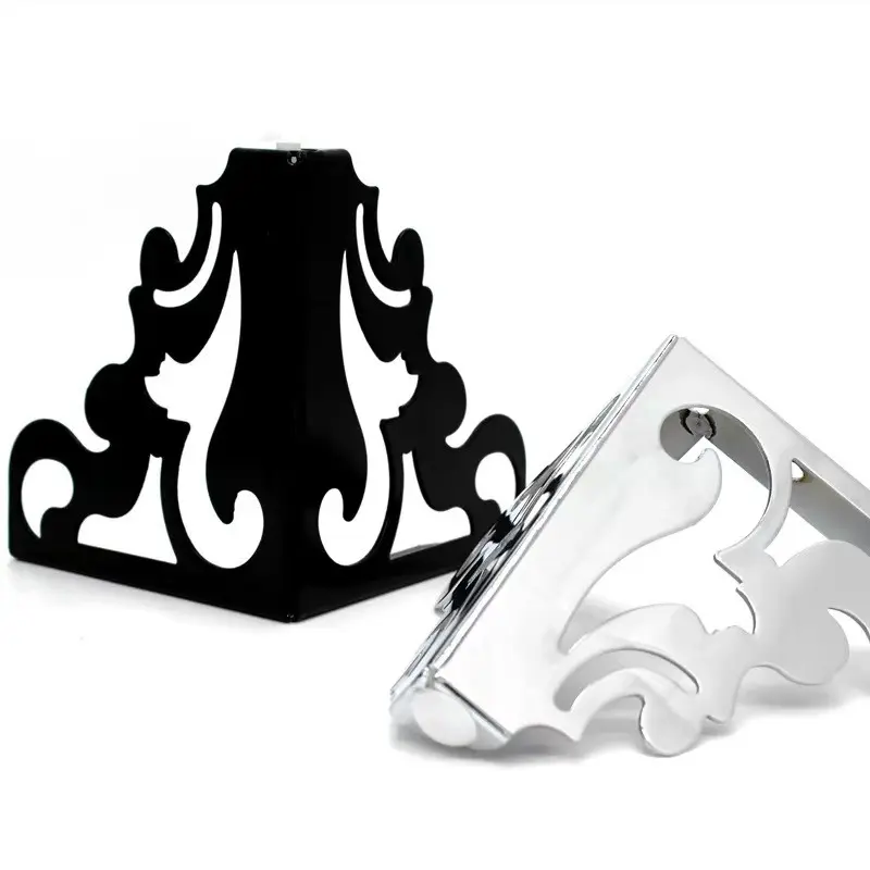 China Factory Suppliers Fairy Flower Cabinet Furniture Legs Hollow Metal Feet for Sofa, Bathroom & TV Cabinets