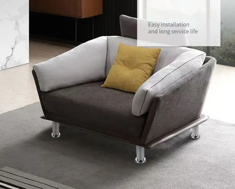 Straight sofa leg installation style 11