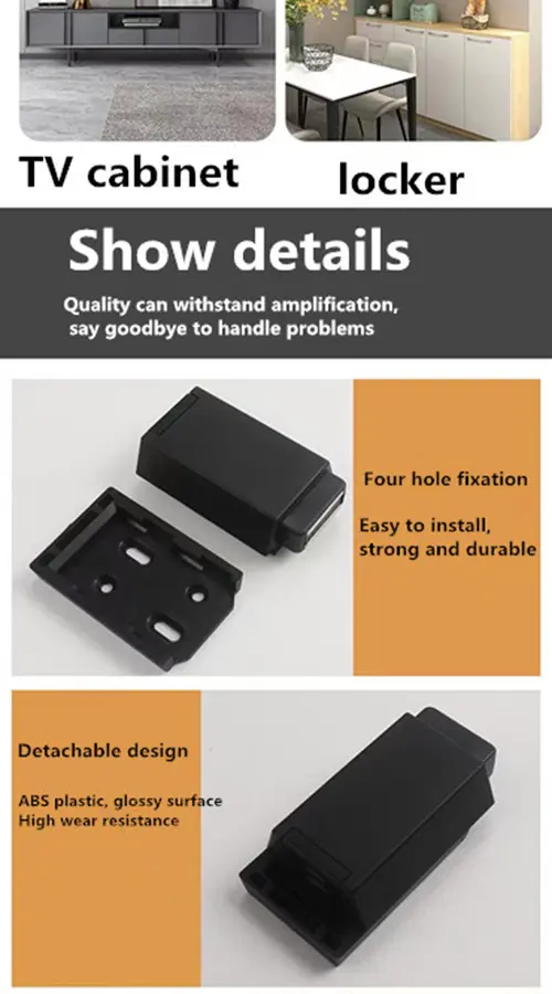 wardrobe door application of heavy duty rebounder