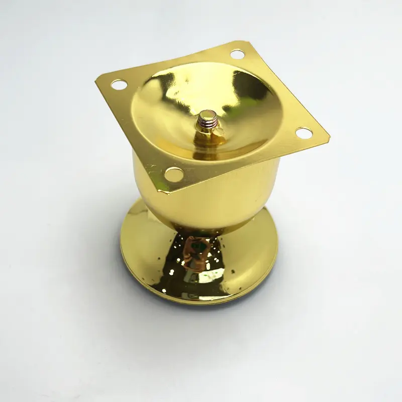 China Suppliers Factory Custom Small Wine Glass-Shaped Cabinet Legs, Durable Cup-Shaped Furniture Supports for Sofas and TV Cabinets