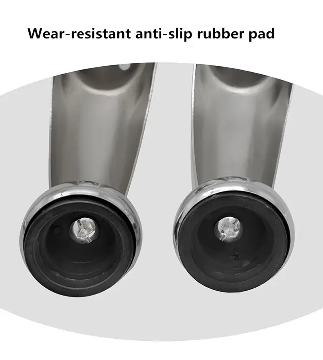 Adjustable furniture feet mounting guide
