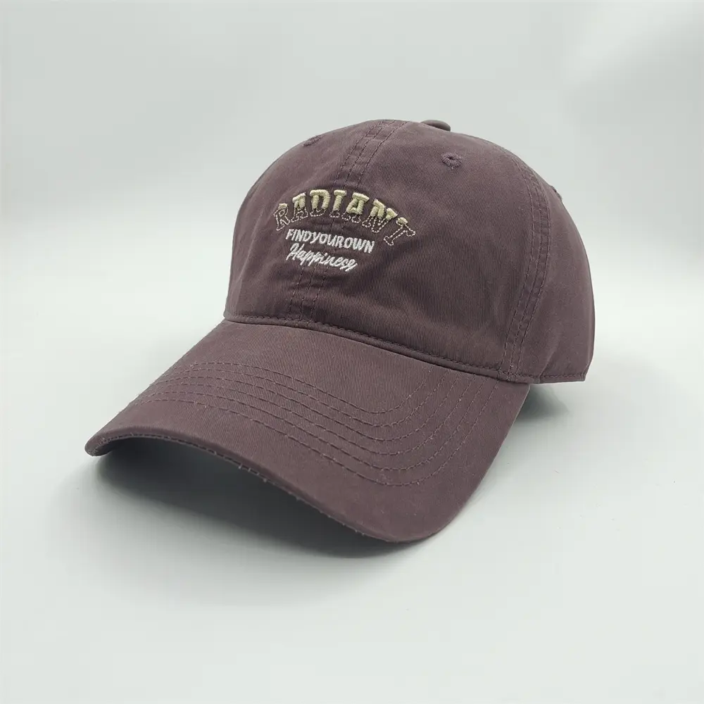 High-Quality Custom Purple Baseball Cap with Embroidery for Women Suppliers, Factories