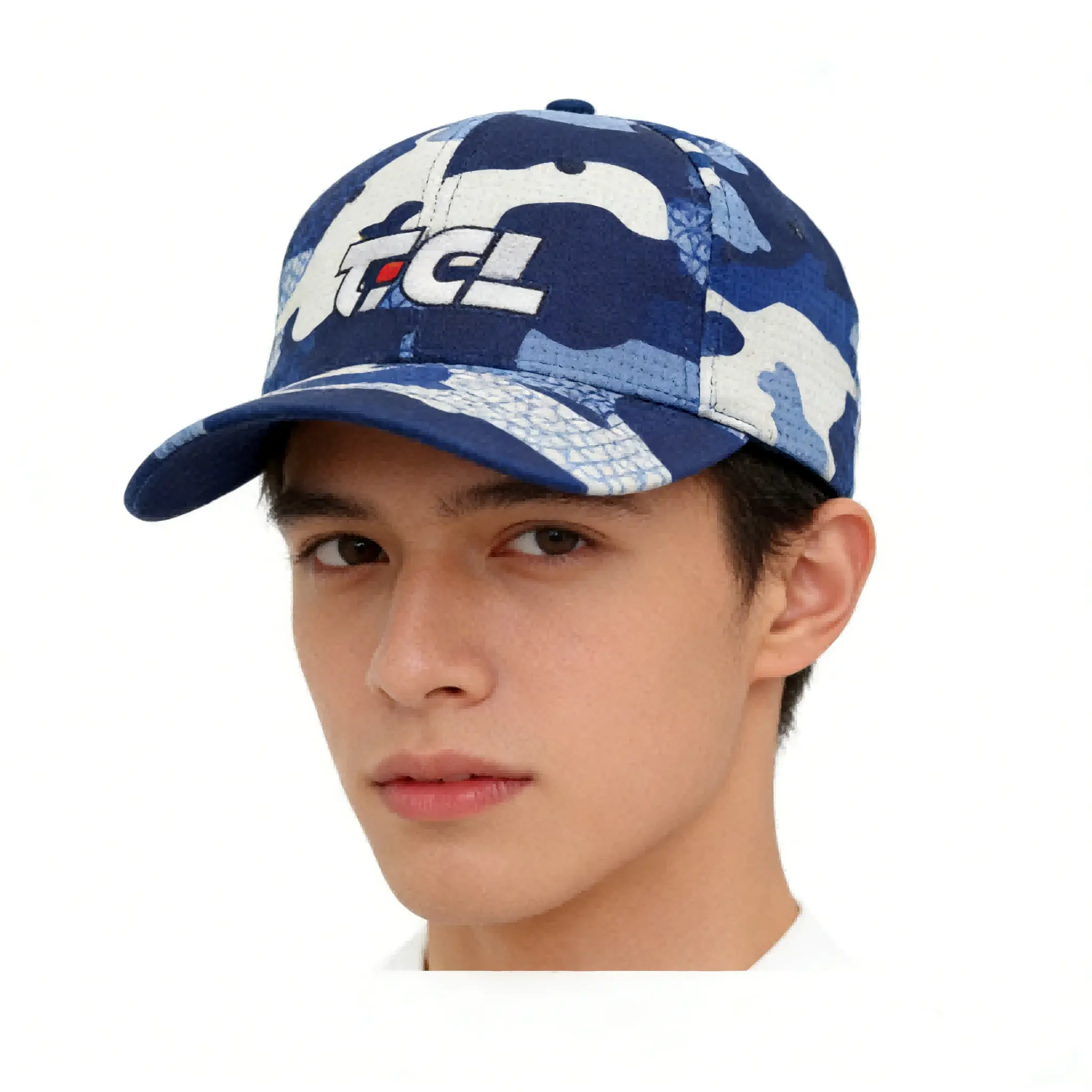 Custom China Suppliers Camo Fishing Hat with Long Brim - Breathable Outdoor Baseball Cap from Factory for Men Suppliers, Factories