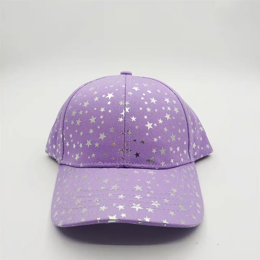 Custom Adjustable Girls' Star Print Baseball Cap - Comfortable Cotton Cap for Kids 3-12 Years from China Suppliers and Factory Supplier, Suppliers