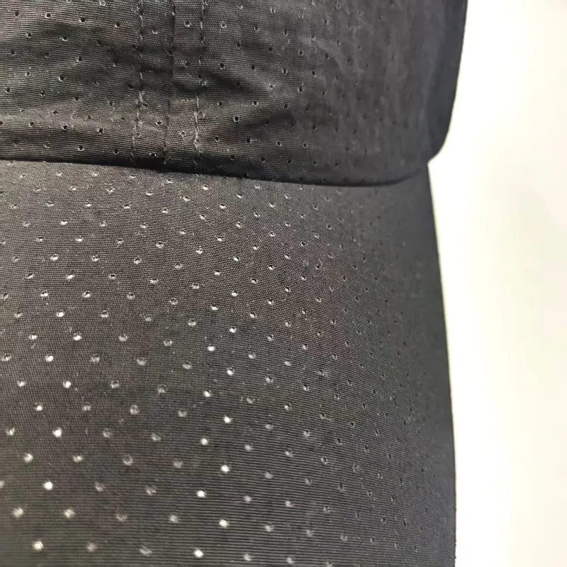 Wholesale Black Breathable Running Cap with Full Ventilation Holes – Summer Sports Hat Manufacturer, Factory