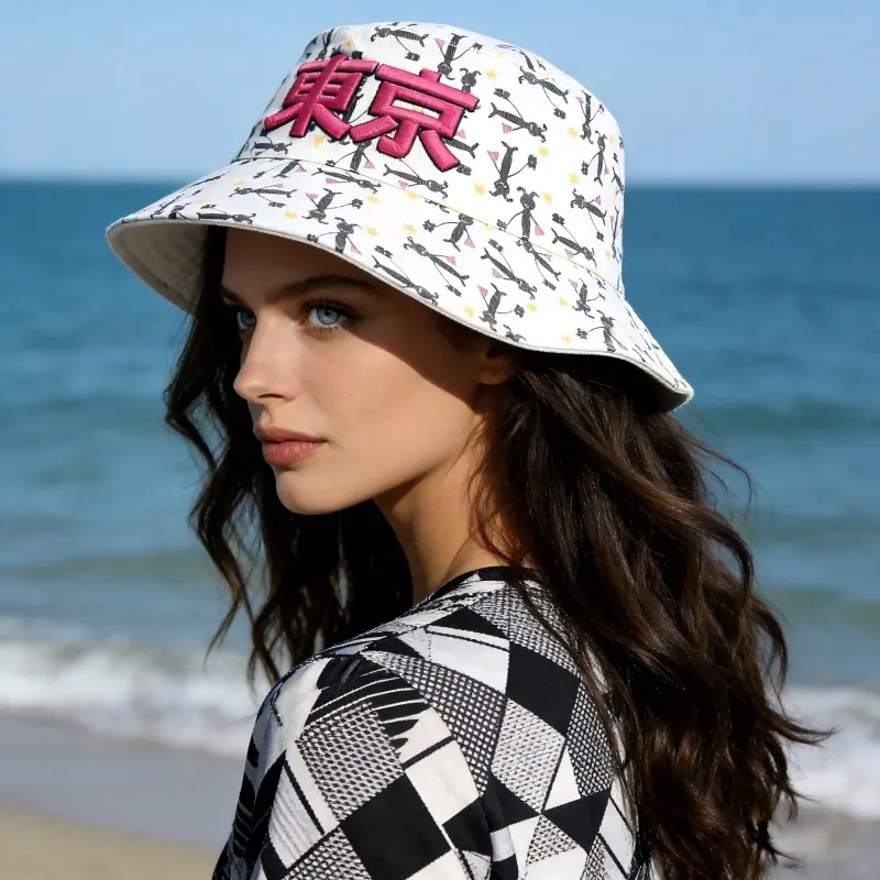 Custom Tokyo Reversible Bucket Hat - Designer Streetwear Cap from China Suppliers and Factory for Unisex Style Manufacturer, Supplier