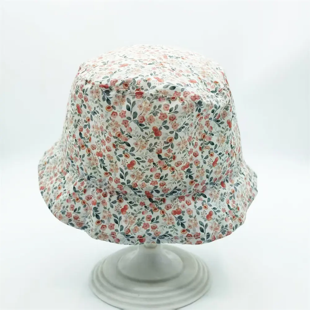 Wholesale Floral Baby Sun Hat - Adjustable Cotton Fisherman Cap for Infants & Toddlers Manufacturer, Factories