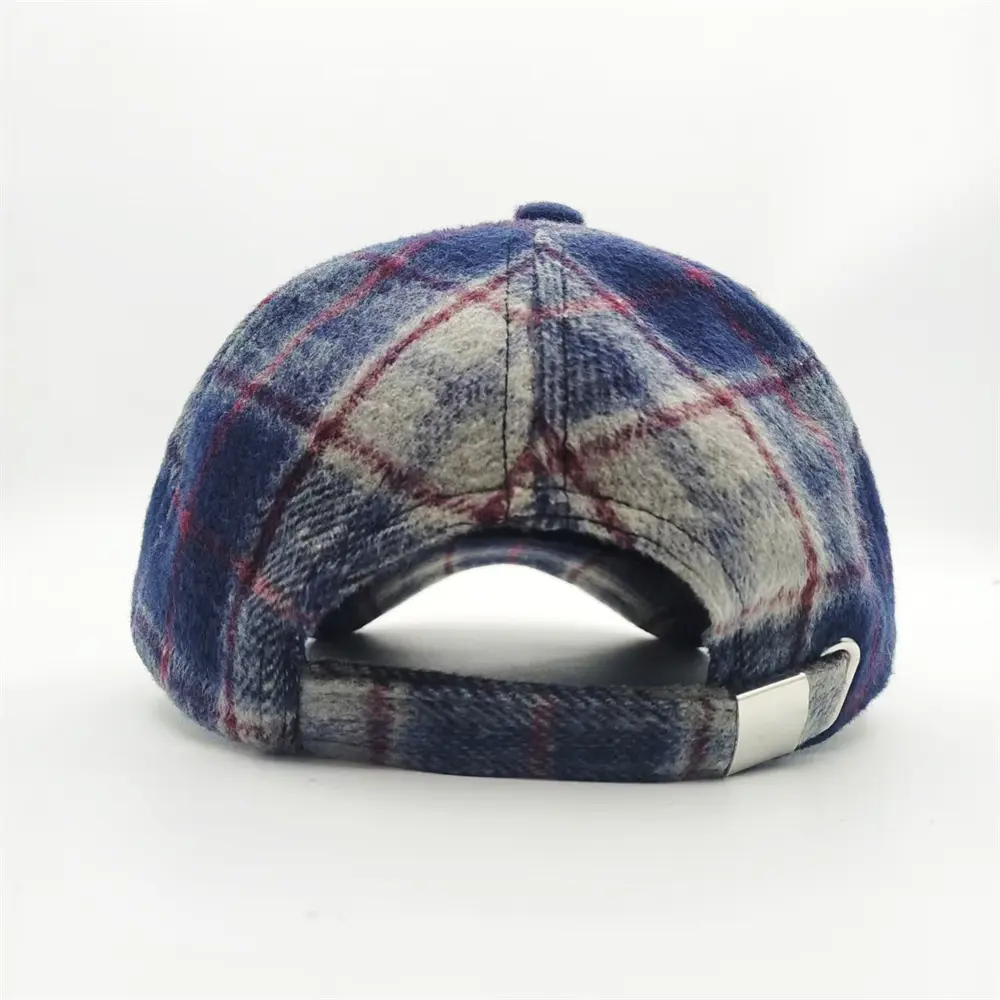 Custom Plaid Tweed Baseball Cap for Men and Women - Winter Hat from China Suppliers and Factory, Vintage British Style Supplier, Suppliers