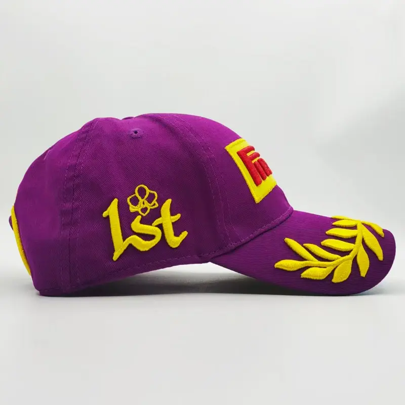 Custom Red Firelli Racing Baseball Cap with Championship Embroidery - China Suppliers Factory Custom Sports Hat Manufacturers, Factory