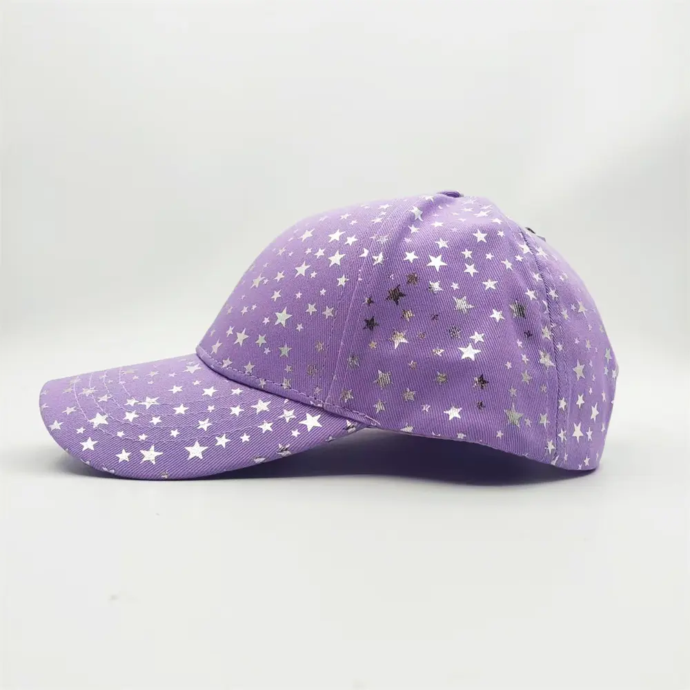 Custom Adjustable Girls' Star Print Baseball Cap - Comfortable Cotton Cap for Kids 3-12 Years from China Suppliers and Factory Supplier, Suppliers