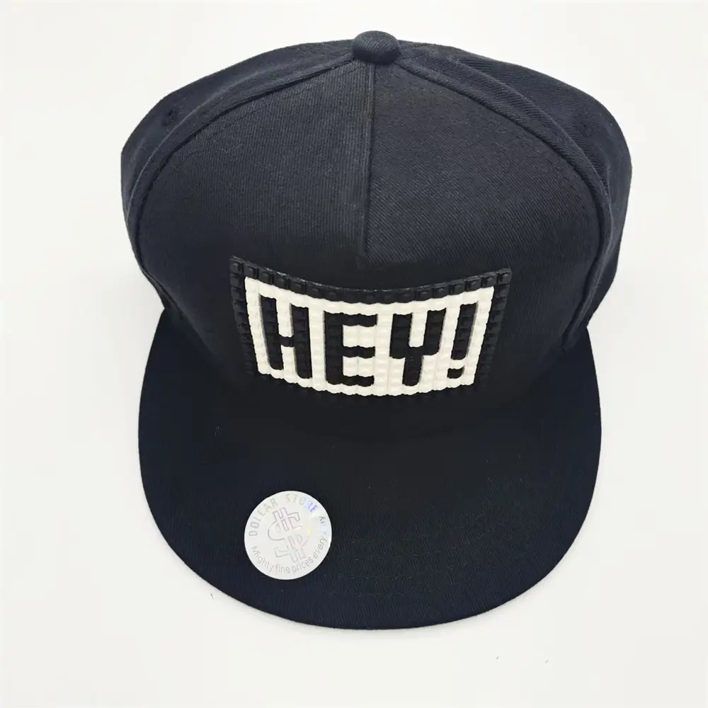 China Deconstructed Cotton Twill Black Hip Hop Cap with 'HEY' Logo - China Suppliers Factory Edition Manufacturer, Factories