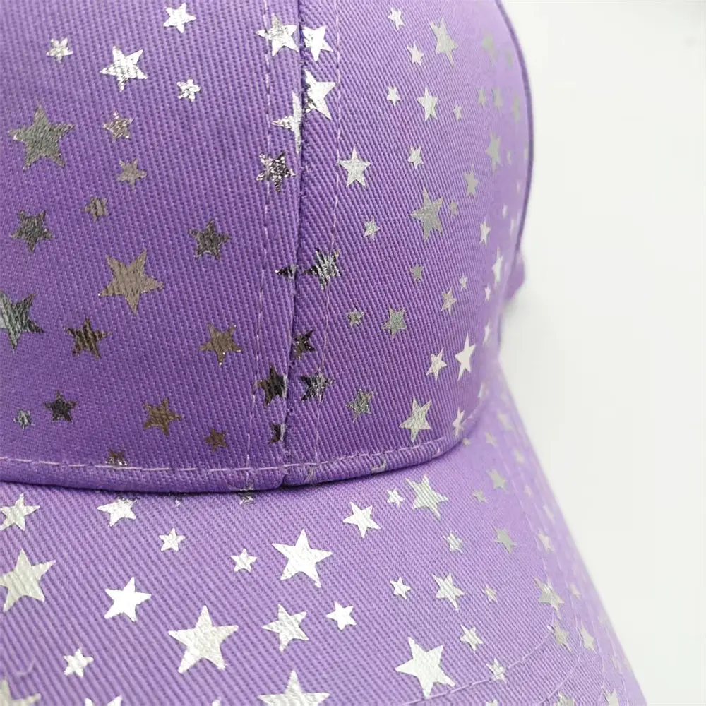 Custom Adjustable Girls' Star Print Baseball Cap - Comfortable Cotton Cap for Kids 3-12 Years from China Suppliers and Factory Supplier, Suppliers