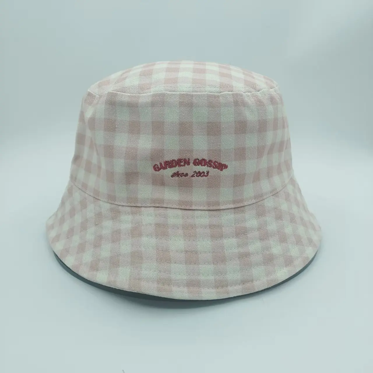 Custom Reversible Vintage Plaid Bucket Hat from China Suppliers - Stylish Spring Autumn Cap for Outdoor Wear Manufacturer, Supplier