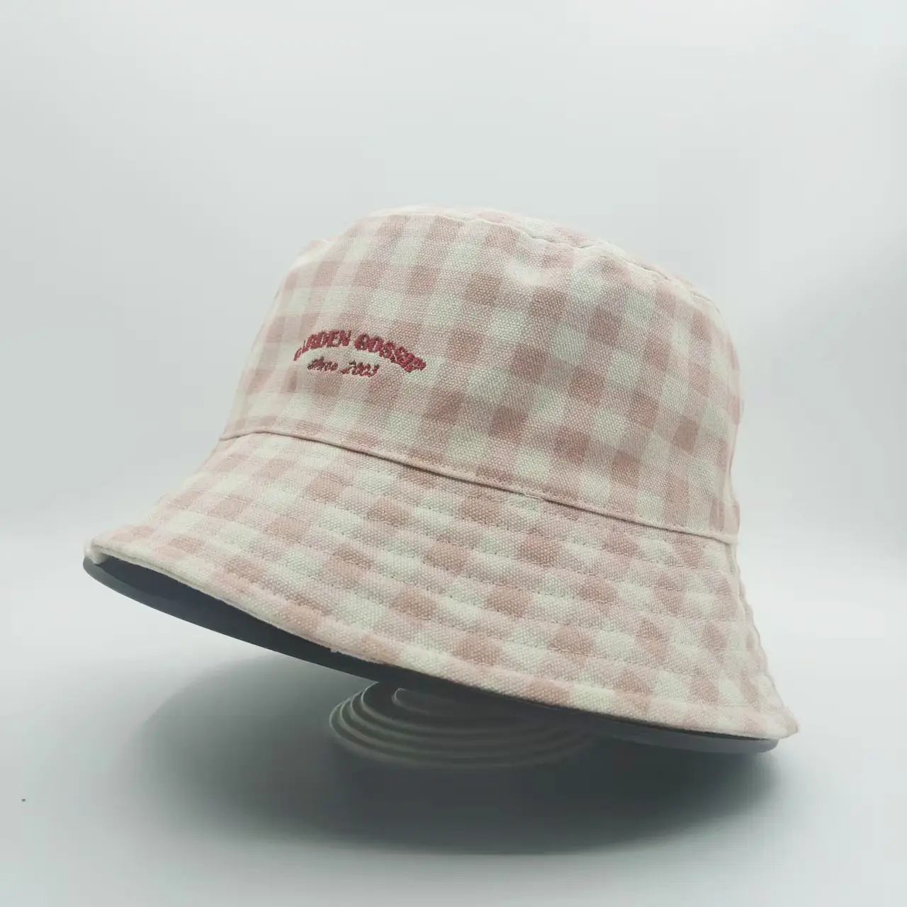 Custom Reversible Vintage Plaid Bucket Hat from China Suppliers - Stylish Spring Autumn Cap for Outdoor Wear Manufacturer, Supplier