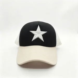 High-Quality Red Blue White Mesh Baseball Cap