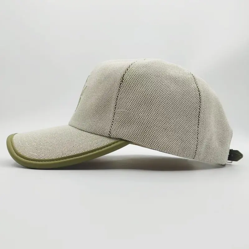High-Quality Cream Mesh Baseball Cap with Vintage “THE SOCIAL CLUB” Embroidery Supplier, Suppliers